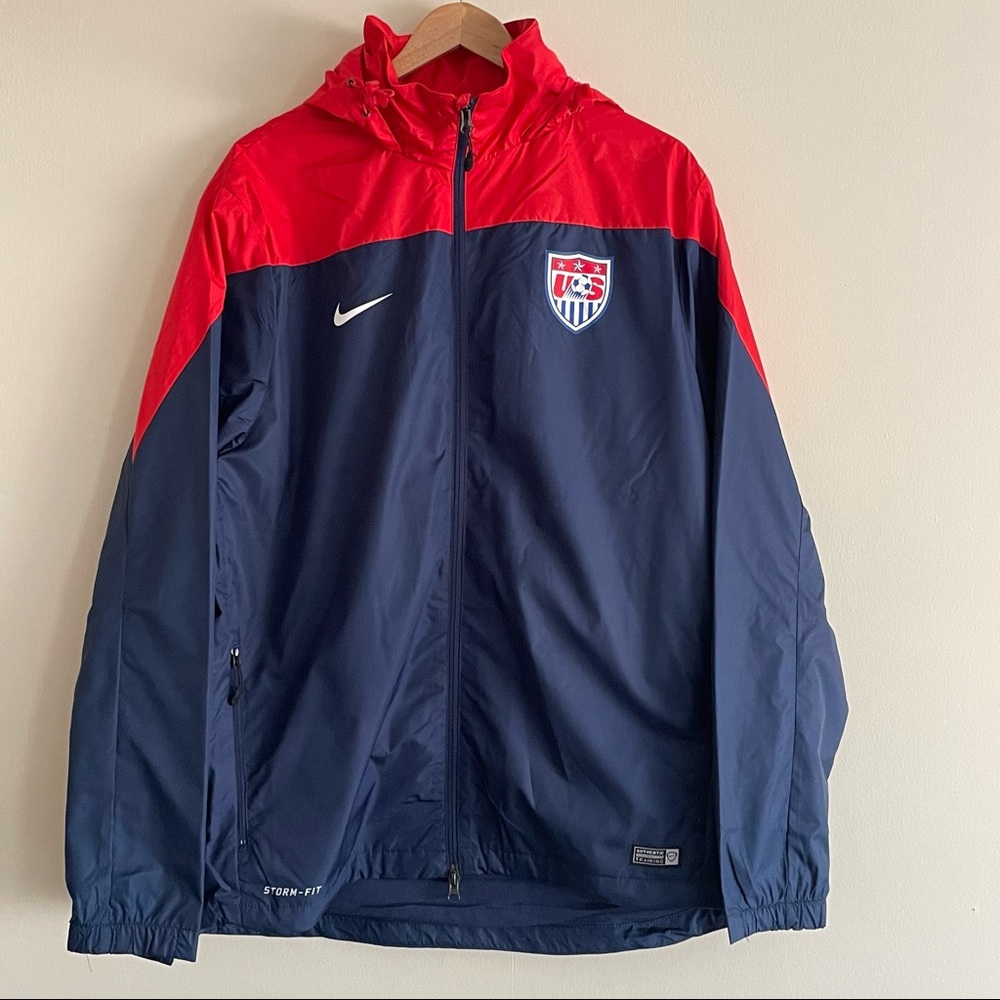 Nike USA Soccer Storm Fit Full Zip Jacket ~ Size XL